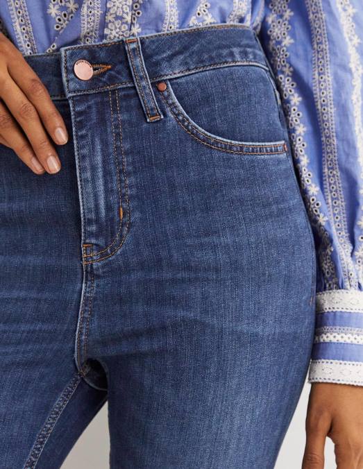Boden vêtements mi millésime femmes jean skinny taille haute LB2X661