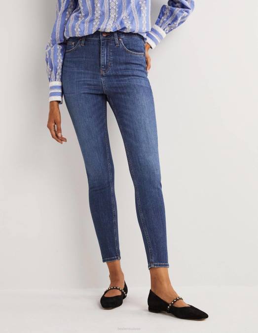 Boden vêtements mi millésime femmes jean skinny taille haute LB2X661