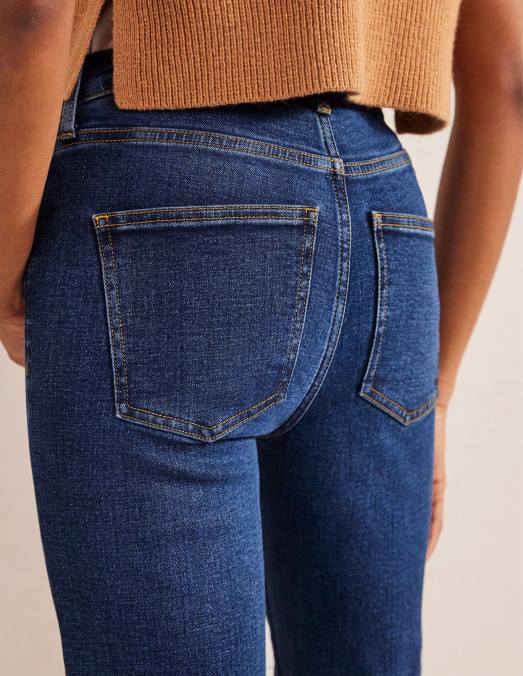 Boden vêtements mi millésime femmes jean slim taille mi-haute LB2X653