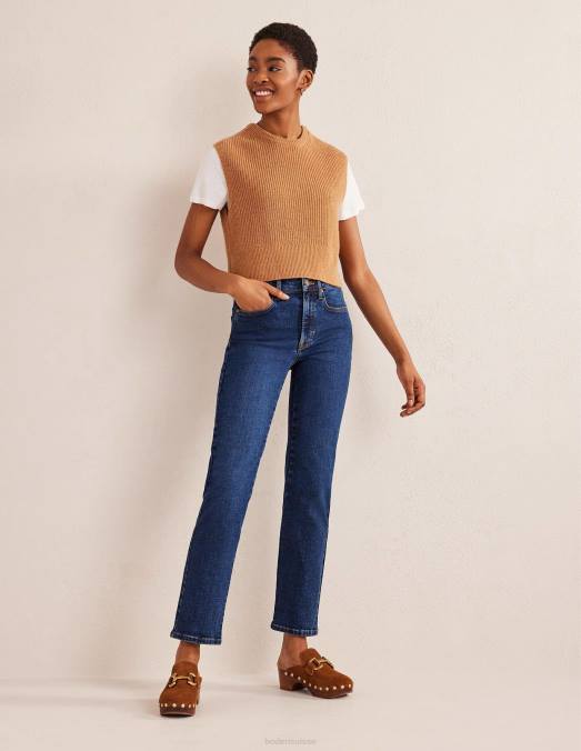 Boden vêtements mi millésime femmes jean slim taille mi-haute LB2X653