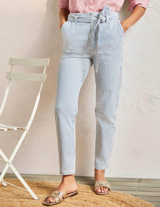 Boden vêtements tic-tac de l'océan atlantique femmes jean à nouer à la taille LB2X2470