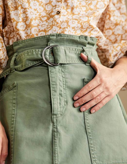Boden vêtements aulne femmes jupe paperbag à nouer LB2X2593