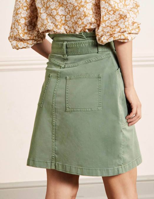 Boden vêtements aulne femmes jupe paperbag à nouer LB2X2593