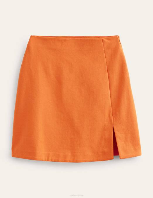 Boden vêtements kumquat femmes mini-jupe en jersey fendue sur le côté LB2X1945