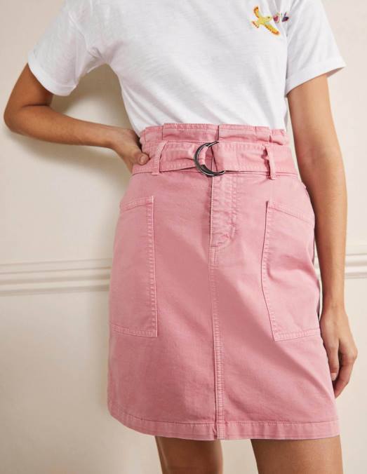 Boden vêtements smoothie aux cerises femmes jupe paperbag à nouer LB2X2413