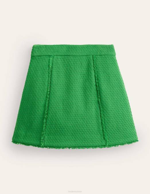 Boden vêtements vert femmes intérêt en tweed mini LB2X2008