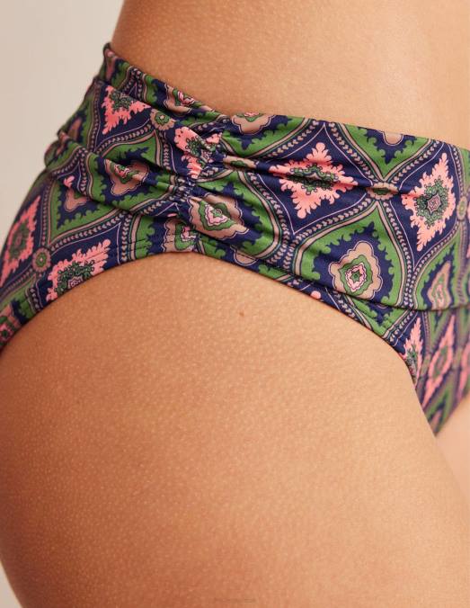 Boden vêtements Park Ranger et diamant exotique femmes bas de bikini classique à plis LB2X2460