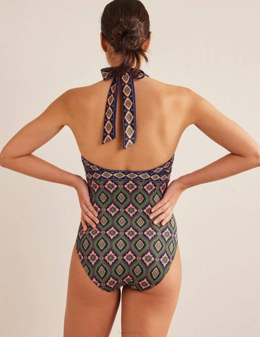 Boden vêtements Park Ranger et diamant exotique femmes maillot de bain dos nu Ithaca LB2X1165