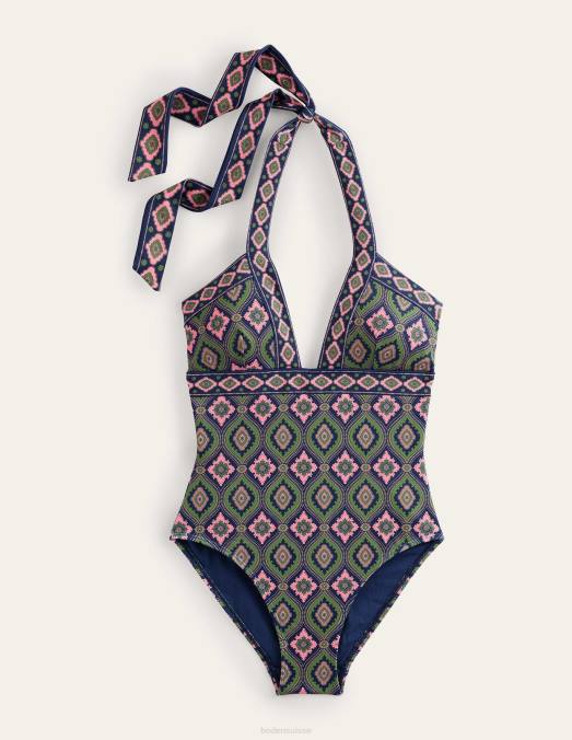 Boden vêtements Park Ranger et diamant exotique femmes maillot de bain dos nu Ithaca LB2X1165