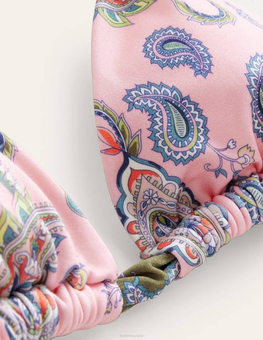 Boden vêtements basilic et pépins de cachemire femmes haut de bikini dos nu à perles LB2X1717