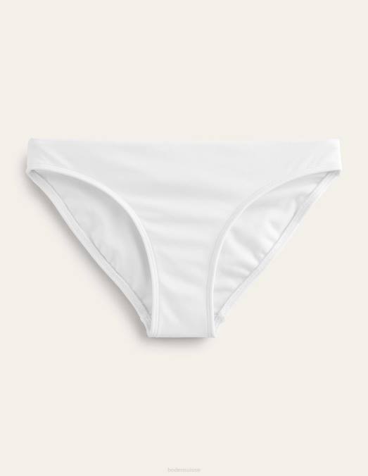 Boden vêtements blanc femmes bas de bikini classique LB2X2447