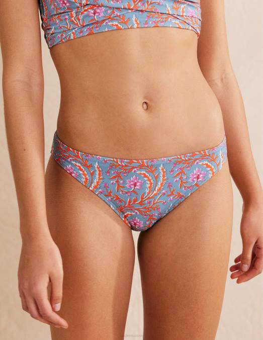 Boden vêtements bleu delph et vigne opulente femmes bas de bikini LB2X1640