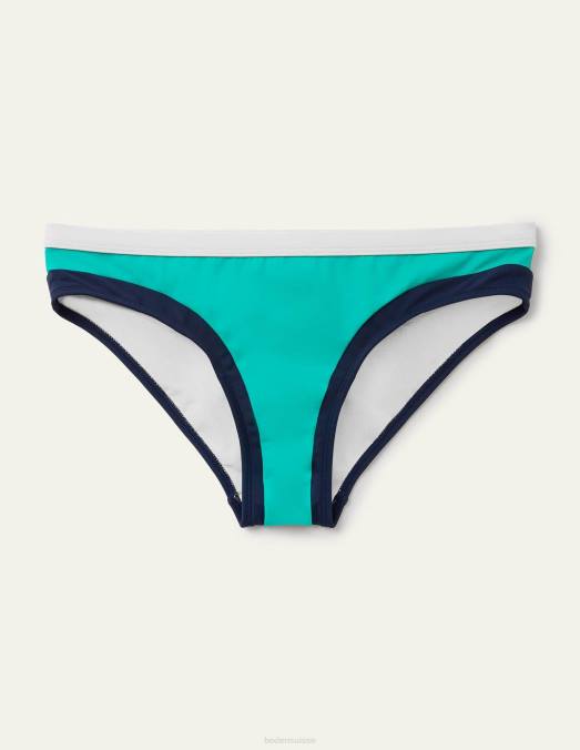 Boden vêtements bloc de couleur turquoise femmes bas de bikini santorin LB2X2046