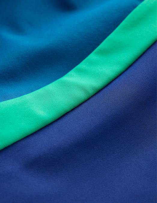 Boden vêtements bloc de couleurs au bord de l'océan femmes maillot de bain à encolure carrée LB2X1209