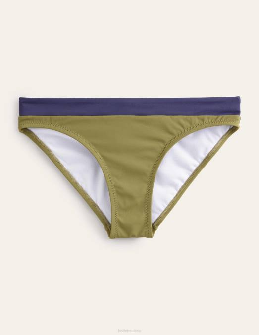 Boden vêtements bloc de couleurs de roseau de rivière femmes bas de bikini à empiècements LB2X2067