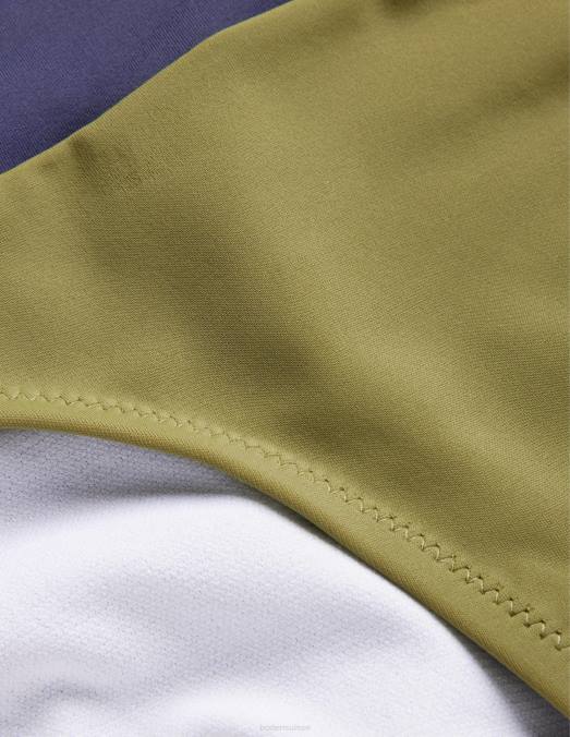 Boden vêtements bloc de couleurs de roseau de rivière femmes bas de bikini à empiècements LB2X2067