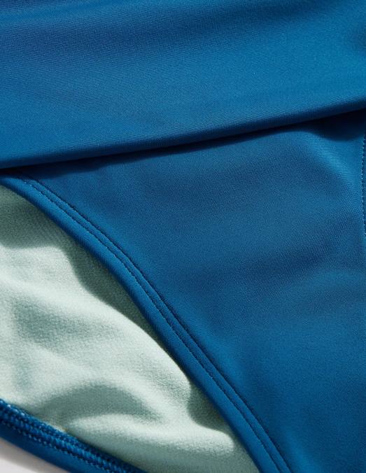 Boden vêtements bord de l'océan femmes bas de bikini classique à plis LB2X1645