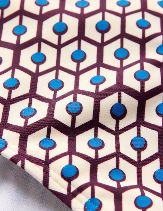 Boden vêtements bordeaux foncé & rêverie femmes bas de bikini LB2X252