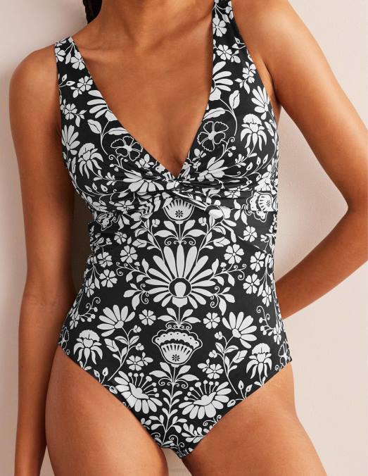 Boden vêtements brin de néron et gardénia femmes maillot de bain classique twist LB2X1347