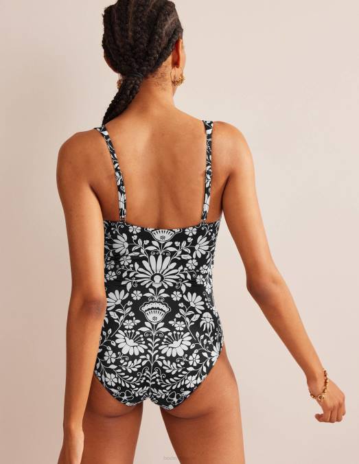 Boden vêtements brin de néron et gardénia femmes maillot de bain classique twist LB2X1347
