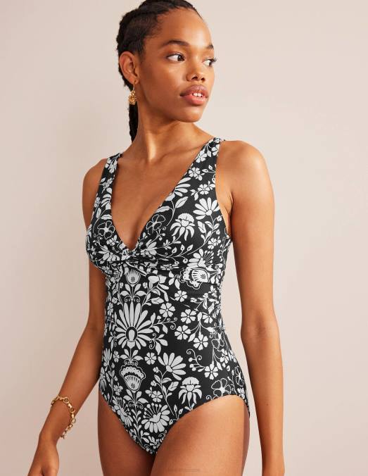 Boden vêtements brin de néron et gardénia femmes maillot de bain classique twist LB2X1347