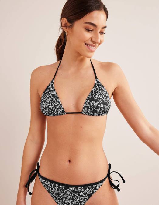 Boden vêtements brin de nero et de tourbillon femmes haut de bikini à ficelle LB2X1713