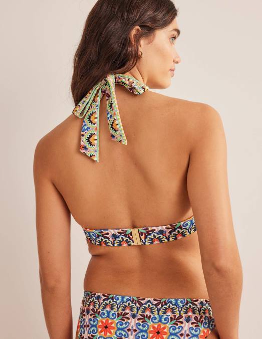 Boden vêtements carrelage multi et tapisserie femmes Merano - haut de bikini à décolleté plongeant LB2X1310