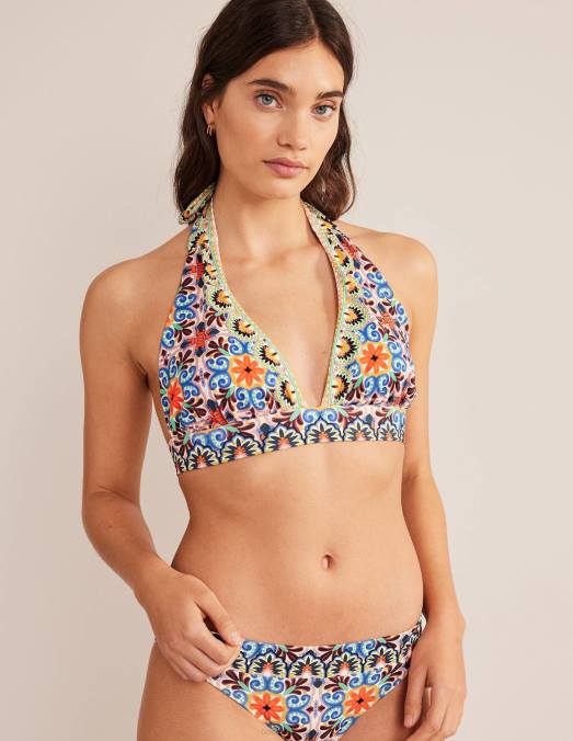 Boden vêtements carrelage multi et tapisserie femmes Merano - haut de bikini à décolleté plongeant LB2X1310