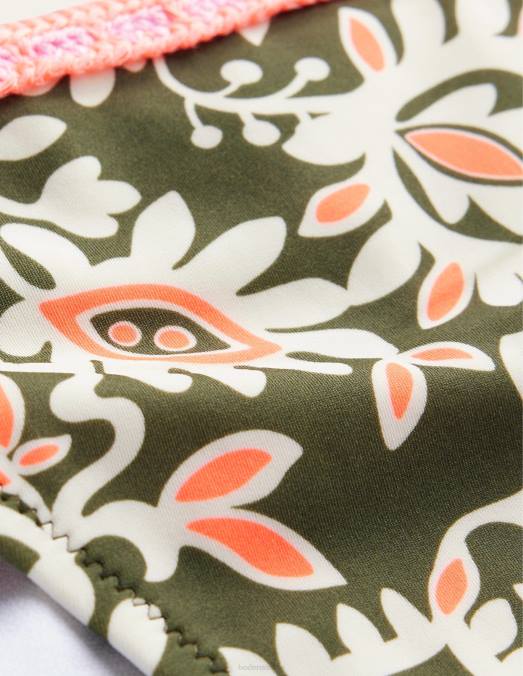 Boden vêtements chou frisé et tourbillon artisanal femmes bas de bikini à bordure en crochet LB2X2003