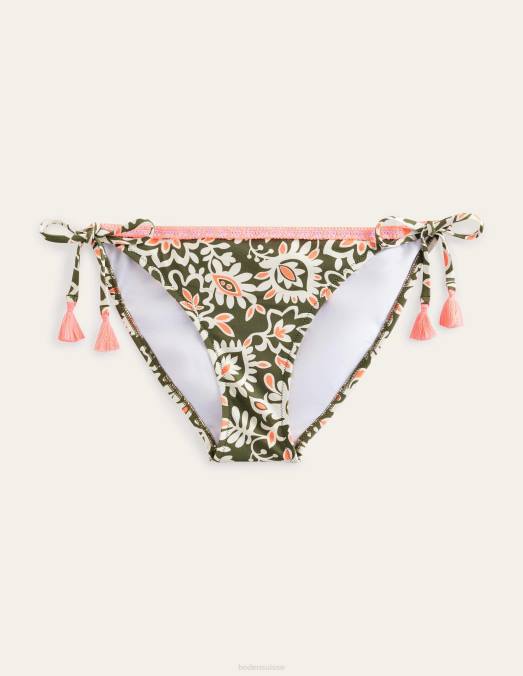 Boden vêtements chou frisé et tourbillon artisanal femmes bas de bikini à bordure en crochet LB2X2003