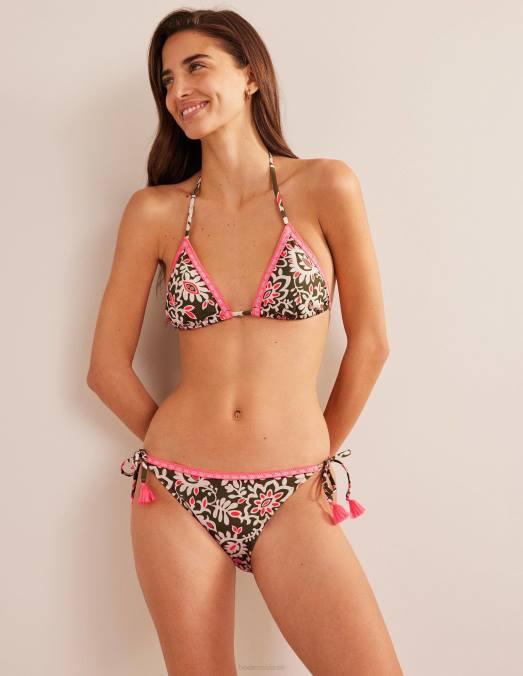 Boden vêtements chou frisé et tourbillon artisanal femmes bas de bikini à bordure en crochet LB2X2003