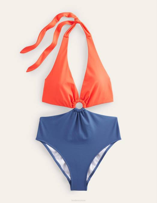 Boden vêtements color block clémentine femmes maillot de bain avec anneau en résine LB2X1727
