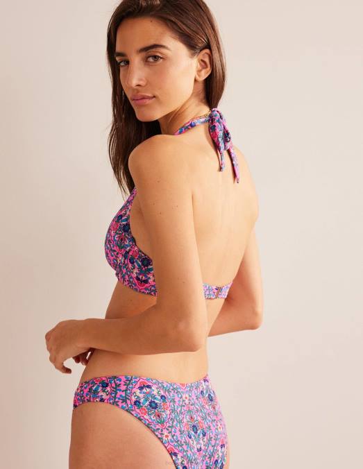 Boden vêtements festival rose & terrasse vigne femmes haut de bikini à armatures LB2X1608