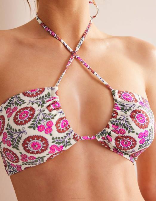 Boden vêtements gin fizz & brin de tournesol femmes haut de bikini bandeau dos nu LB2X256