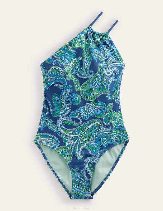 Boden vêtements globe et paradis pop femmes maillot de bain à une épaule LB2X214