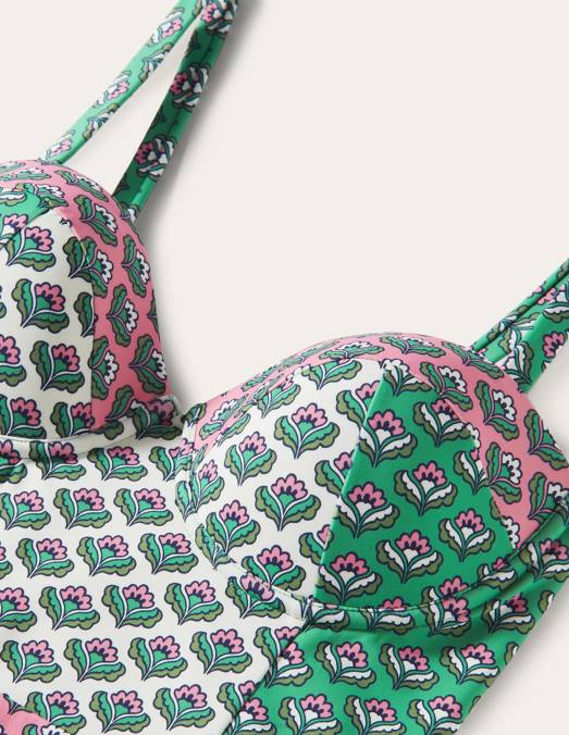 Boden vêtements ivoire & bourgeon oriental femmes maillot de bain taille bonnet Portofino LB2X2083