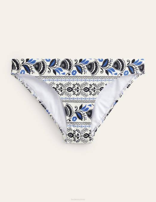 Boden vêtements ivoire et milos fleurissent femmes bas de bikini classique LB2X1902