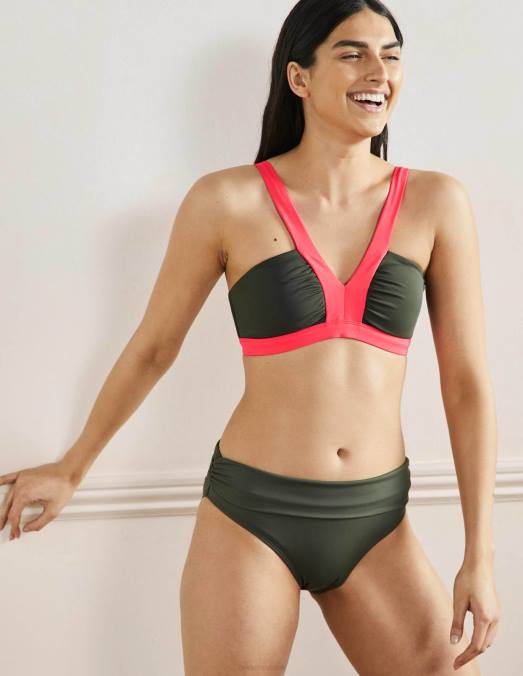 Boden vêtements le marais femmes bas de bikini classique à plis LB2X1970