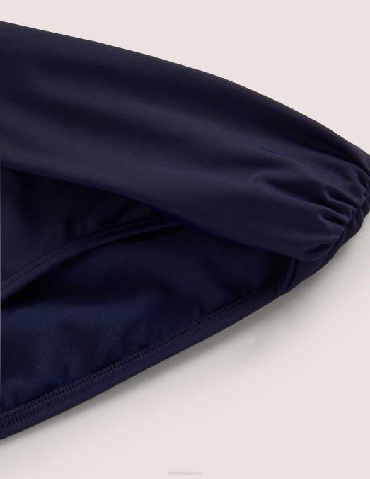 Boden vêtements marine française femmes bas de bikini classique à plis LB2X269
