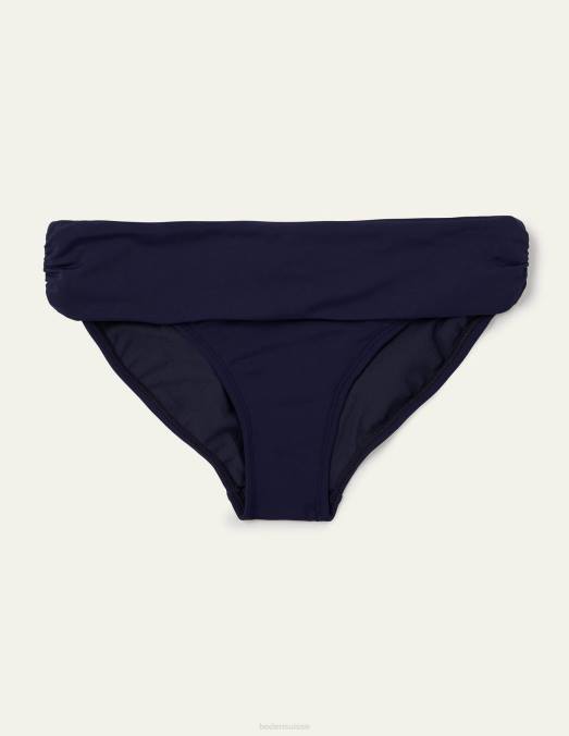Boden vêtements marine française femmes bas de bikini classique à plis LB2X269