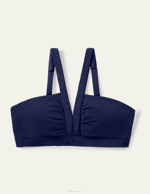 Boden vêtements marine française femmes haut de bikini col v corsica LB2X2409