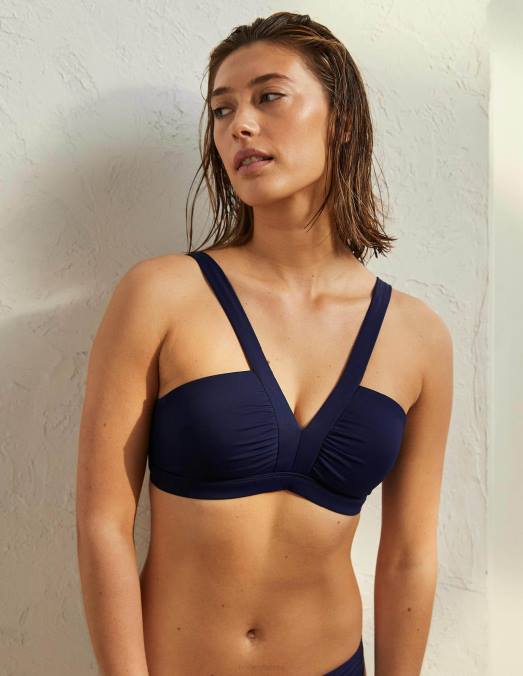 Boden vêtements marine française femmes haut de bikini col v corsica LB2X2409