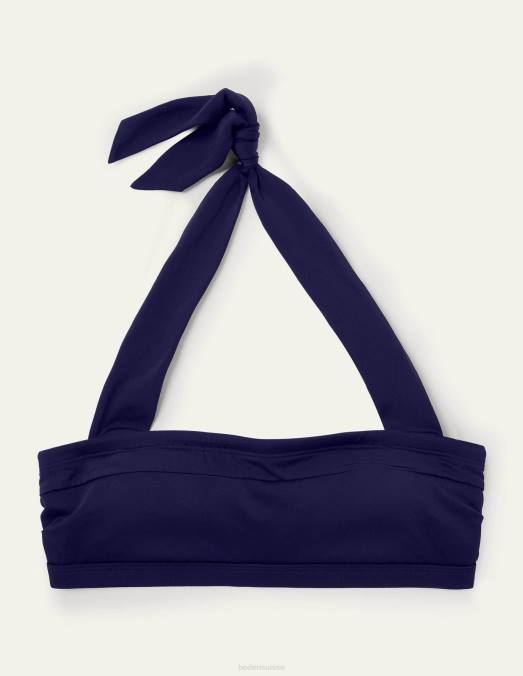 Boden vêtements marine française femmes haut de bikini dos nu Santorin LB2X2436