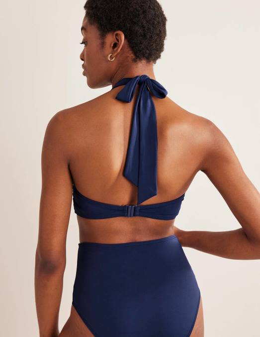 Boden vêtements marine française femmes haut de bikini dos nu levanzo LB2X273