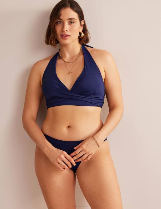 Boden vêtements marine française femmes haut de bikini dos nu levanzo LB2X273