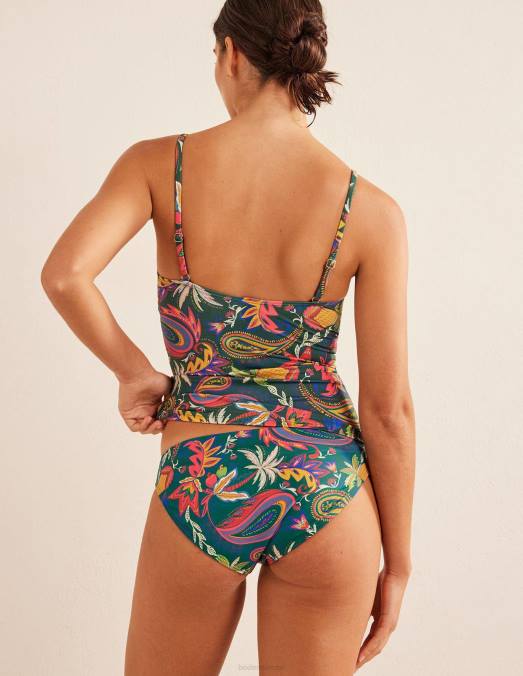 Boden vêtements émeraude et cachemire paradis femmes bas de bikini classique LB2X2212