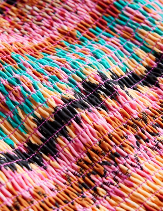 Boden vêtements multi-ikat femmes maillot de bain bandeau à smocks LB2X2483