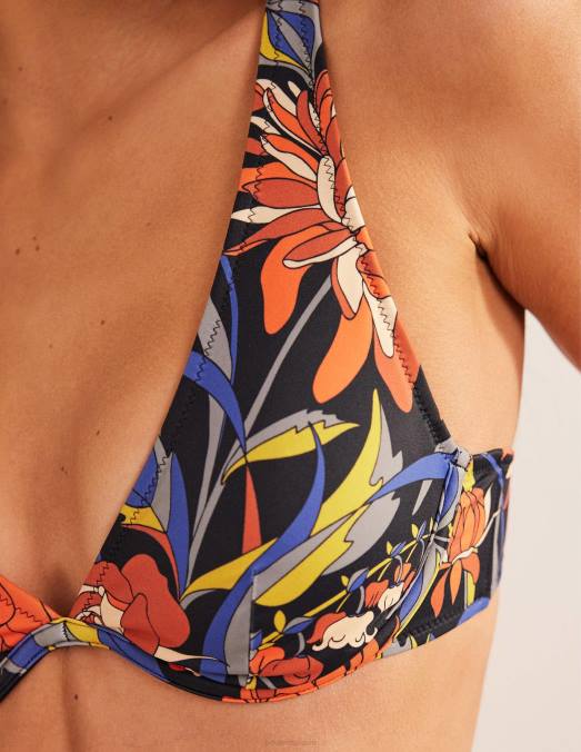 Boden vêtements néron et chrysanthème femmes haut de bikini taille bonnet voop LB2X1876