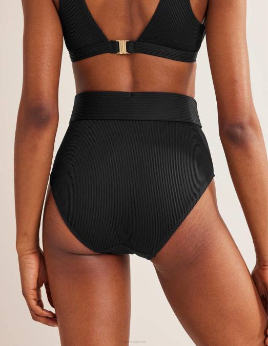 Boden vêtements noir femmes bas de bikini à boucles en résine LB2X2462