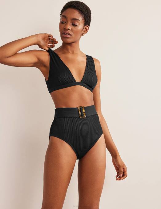 Boden vêtements noir femmes bas de bikini à boucles en résine LB2X2462